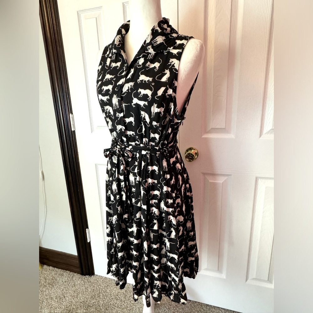 ModCloth - Sunny Girl Cat Dress